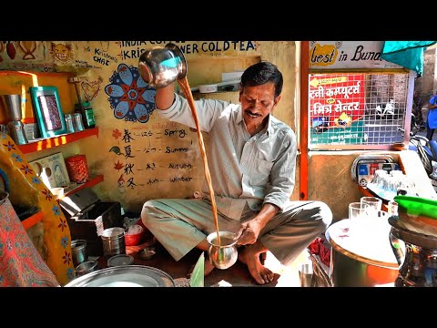 Indian Street Food - MASALA CHAI TEA LATTE, COFFEE, LASSI India
