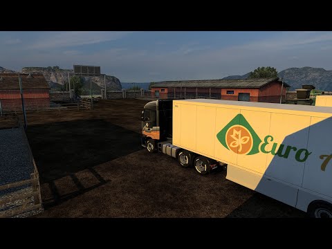 West Balkans DLC Euro Truck Simulator 2 Verona to Koper 2K Snowymoon free version V10