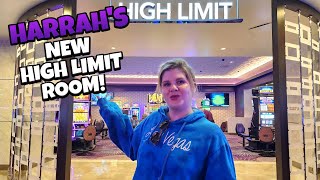 I Put $100 in a Slot at Harrah's NEW High Limit Room in Las Vegas.. Here's What Happened!