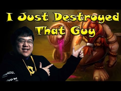 Scarra with a great Gragas outplay