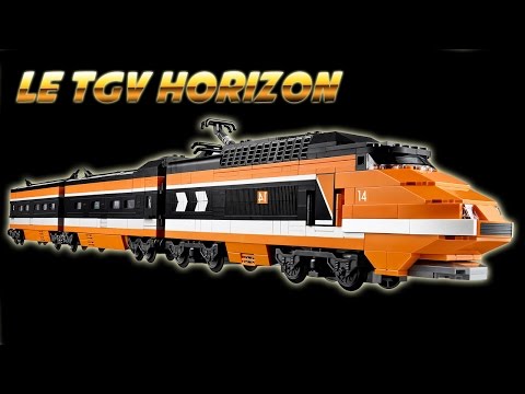 The TGV Horizon Express in brick to assemble