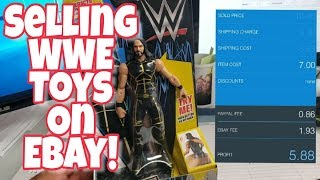 Selling WWE toys on ebay!