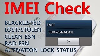 Phone IMEI Check