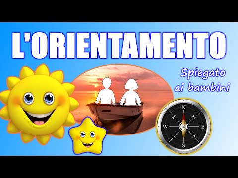 🧭 L'ORIENTAMENTO e i PUNTI CARDINALI spiegati ai bambini 🌞🌟 (Lezione di Geografia Scuola Primaria 🌍)