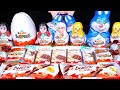 ASMR GIANT KINDER JOY SURPRISE EGGS CHOCOLATE PARTY TWIX DESSERT MUKBANG킨더 초콜릿 먹방チ�