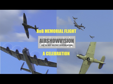 RAF BATTLE OF BRITAIN MEMORIAL FLIGHT - A CELEBRATION (airshowvision)