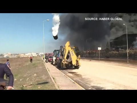 Tank explodes after fire in chemical factory
