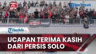 Persis Hari Ini: Ucapan Terima Kasih Persis Solo Buat Suporter yang Hadir di Tangerang