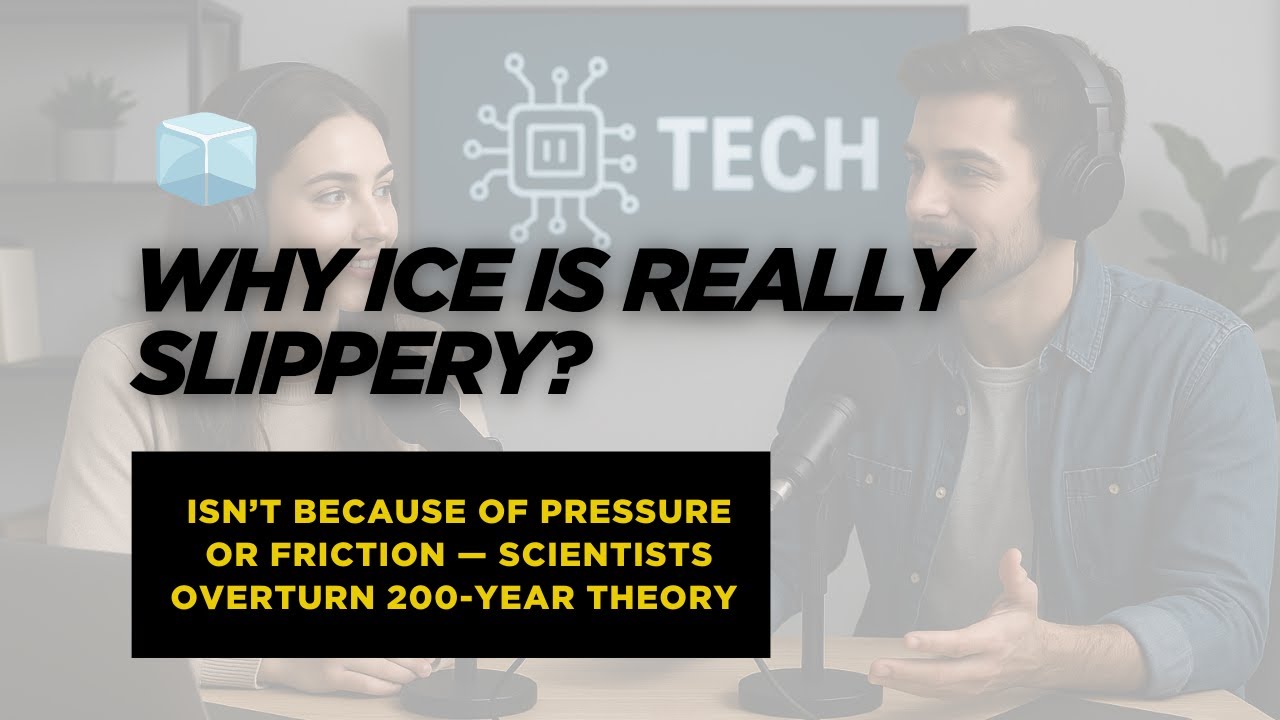 New Study Challenges 200-Year-Old Theory on Ice Slipperiness