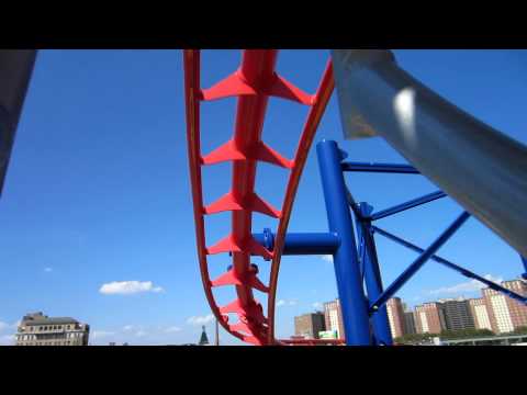 Mike's View on the Soarin Eagle @ Coney Island NY 082812