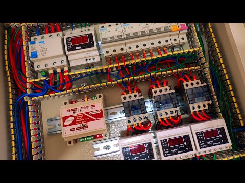 Industrial electrical panel wiring training with all details