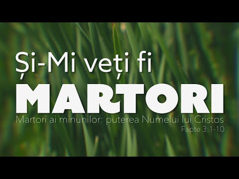Și-Mi veți fi martori | puterea Numelui lui Cristos | Ovidiu Dragan | 22.06.2025