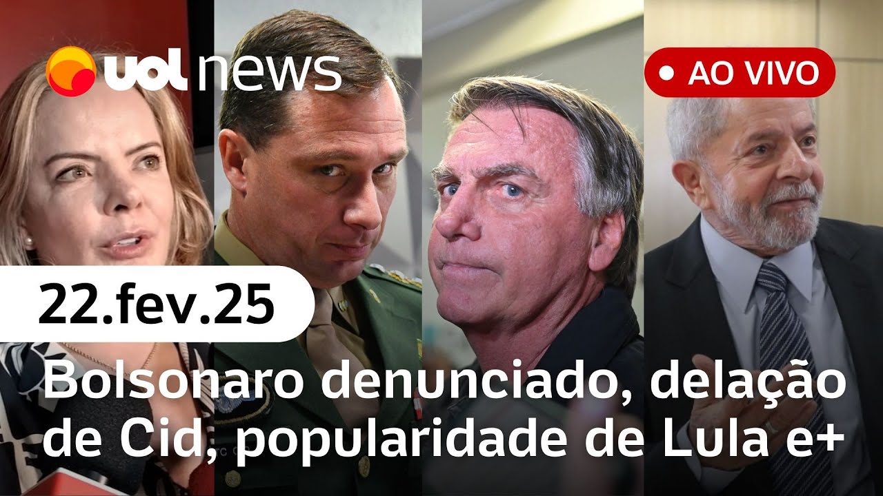 Bolsonaro recua e cita Mauro Cid, Pablo Marçal inelegível, popularidade de Lula | UOL News ao vivo