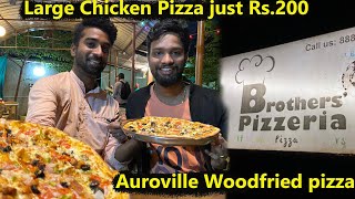 Auroville Brothers Pizzeria with subtitle | Thin Crust Pizza in Pondicherry | Best pizza shop