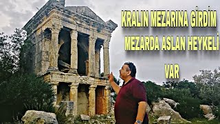 KRALIN MEZARINDA İKİ TANE ASLAN HEYKELİ VAR - DEMİRCİLİ KRAL MEZARI