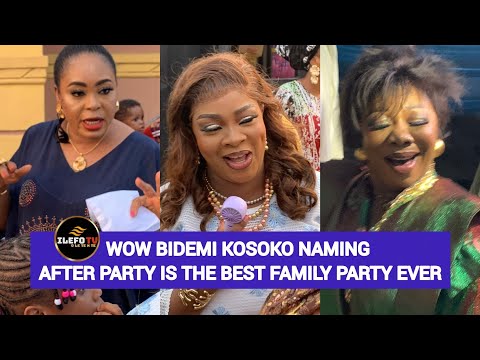 MONEY & DANCE FLOW AS ACTRESS OMOJO IBO SCATTER THE DANCE FLOOR AT BIDEMI KOSOKO SON NAMING 