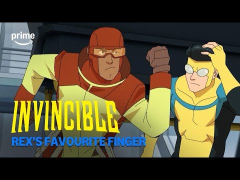 Invincible S3: Rex's Favorite Finger | Prime Video