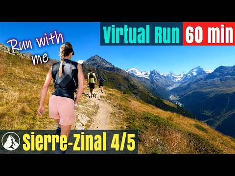 2022 Sierre-Zinal | On Top, partie 4 | Vidéo de trail running pour tapis roulant | Virtual Run #45