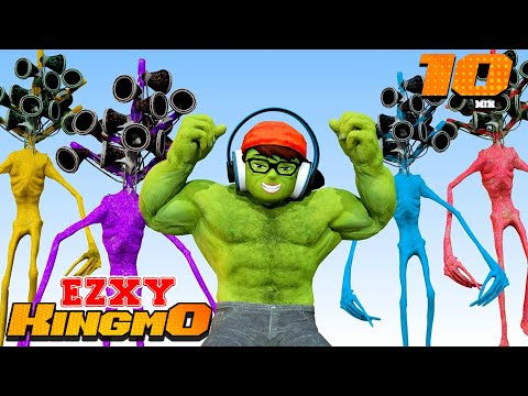 Superheros Nickhulk vs Team Siren Head - Scary Teacher 3D Movies Dance Compilation