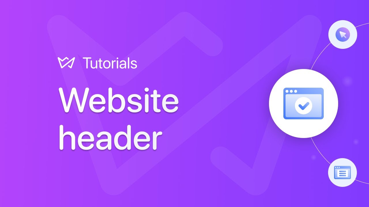 Header settings | Weblium website builder