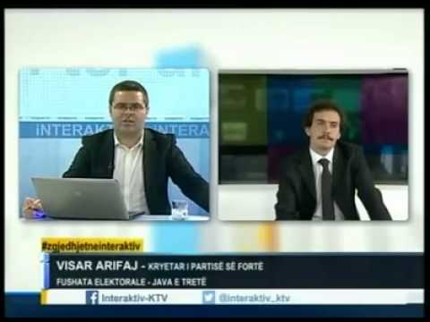 Partia e Fortë dhe Visar Arifaj në Interaktiv - Zgjedhjet 2013 (22 tetor 2013)