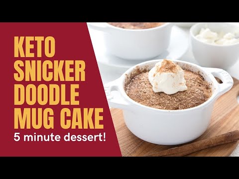 Keto Snickerdoodle Mug Cake