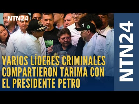 El Tarimazo de Petro con jefes de bandas criminales en Medellín