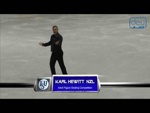 Karl HEWITT.Oberstdorf 2018. Silver Men II - Free Skating. 6 place