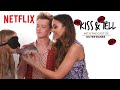 The Cast of Outer Banks Smooch Some Fishes | Kiss & Tell | Netflix