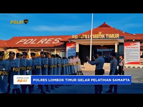 POLRES LOMBOK TIMUR GELAR LATIHAN SAMAPTA
