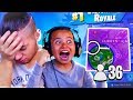 MY LITTLE BROTHER FINALLY WINS HIS FIRST GAME OF SCRIMS ON BUILDER PRO COMPETITIVE FORTNITE BR