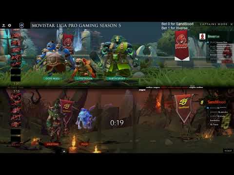 SandBlood vs Inverse B03  MOVISTAR LIGA PRO GAMING SEASON 5