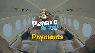 Pleasure Air Craft Module  Payments