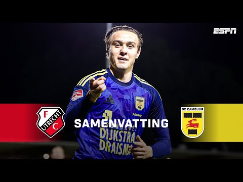 ✨ FERRAH met 2️⃣ assists van WERELDKLASSE 👏 | Samenvatting Jong FC Utrecht - SC Cambuur