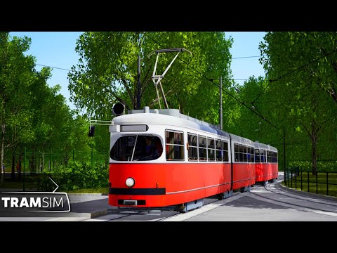 Experience Realistic Tram Simulation with TramSim DLC Type E1 - Gameplay