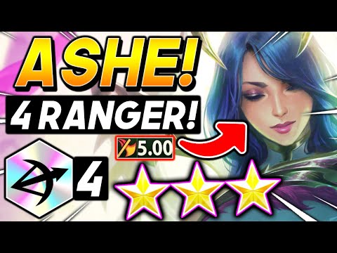*ASHE ⭐⭐⭐ 4 RANGERS!* - TFT SET 5 BEST Ranked Comp I Teamfight Tactics Strategy Guide 11.12 Patch