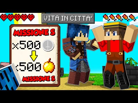 PRIMA MISSIONE GRADO S DEL VILLAGGIO!! - VITA IN CITTA 2 Minecraft ITA