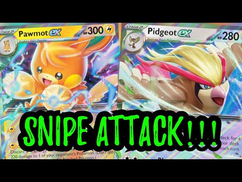 Pawmot ex SNIPES Anywhere with Pidgeot ex Pokemon TCG Live