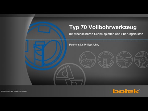 Vorteile der botek Vollbohrköpfe Typ 70