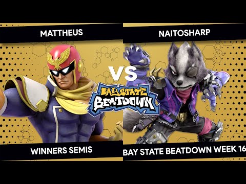 Bay State Beatdown #16 - mattheus (C. Falcon) vs naitosharp (Wolf) - Winners Semis