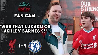'Was That Lukaku Or Ashley Barnes?!' | @James Redmond TV | Liverpool 1-1 Chelsea | Fan Cam video