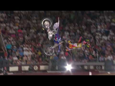 Historic Bike Flip in FMX competition commercial