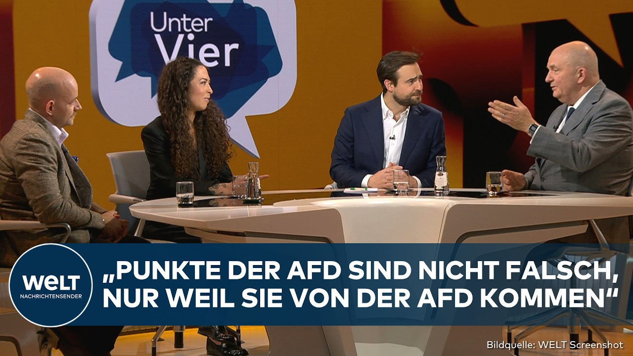 CDU, LINKE, STADTBILD: Heftige Debatten in Berlin und Deutschland I Unter Vier gesamte Sendung