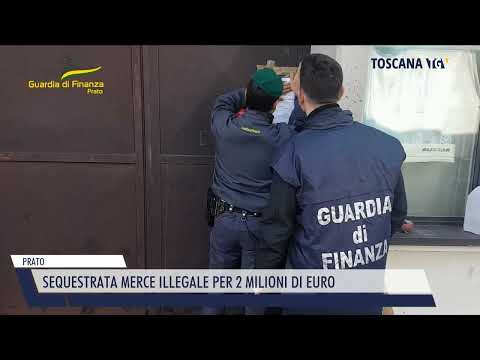 2022-12-15 PRATO - SEQUESTRATA MERCE ILLEGALE PER 2 MILIONI DI EURO