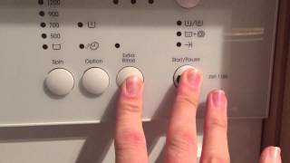 How to get your error code on Zanussi washing machine 1125