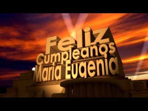 feliz cumpleaños Maria Eugenia