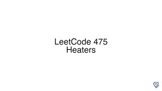 YouTube video 'LeetCode 475: Heaters'