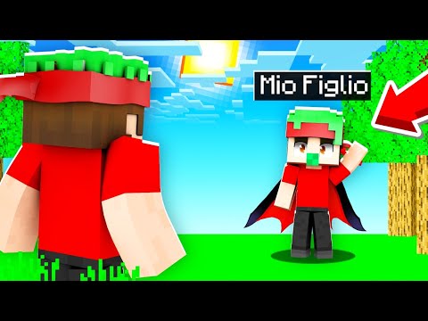 E' NATO MIO FIGLIO VAMPIRO SU MINECRAFT!!🧛🏻‍♀️