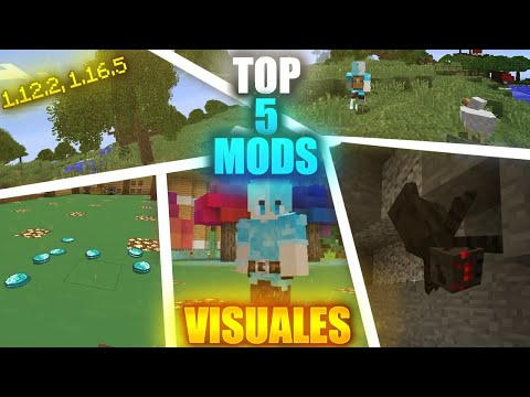 TOP 5 VISUAL MODS FOR MINECRAFT 1.17.1/1.16.5/1.12.2
