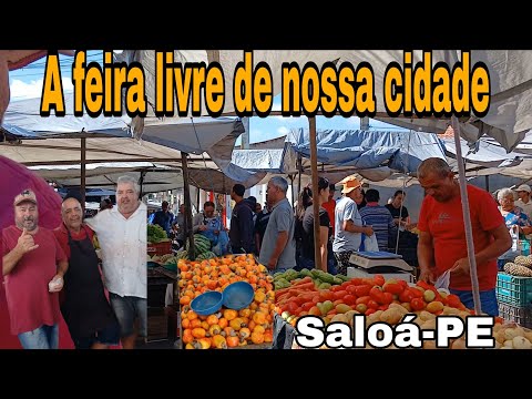 FEIRA LIVRE DA NOSSA QUERIDA CIDADE SALOÁ PERNAMBUCO!🌵🏞😁